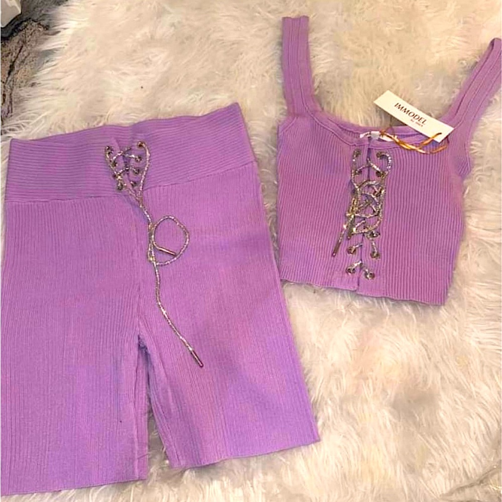 Workout set/ biker set